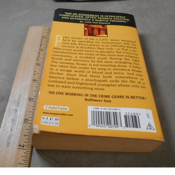 Day of Atonement by Faye Kellerman Paperback 2004 Peter Decker/Lazarus #4 - Picture 8 of 8